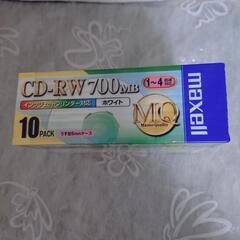 【新品】maxell　CD-RW 700MB 10枚の画像