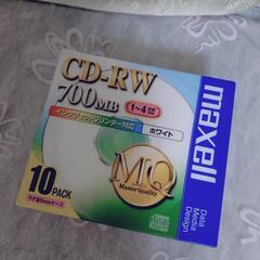 【新品】maxell　CD-RW 700MB 10枚の画像
