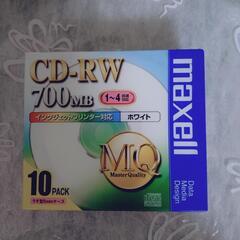 【新品】maxell　CD-RW 700MB 10枚の画像