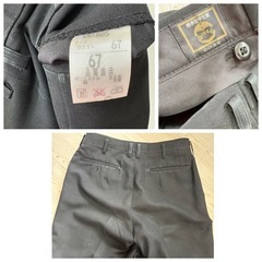 中古　男子学ラン　上着➡︎160A ズボン➡︎67㌢の画像