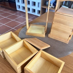 茶箱　お弁当箱　キッチンの画像