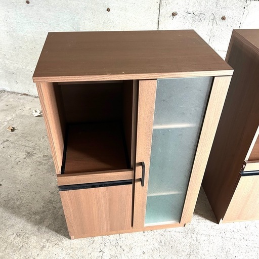 ニトリ キッチンボード レンジ台(フォルムNRE9060G MBR）2022年製