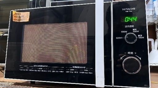 電子レンジ番号58 HITACHI 2022年製 大阪府内全域配達無料 保管場所での引取は値引きします