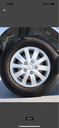 テリオス純正タイヤ付きホイール