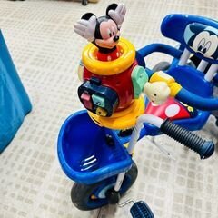 【半額】ミッキー 三輪車 青系 幼児用の画像