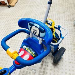 【半額】ミッキー 三輪車 青系 幼児用の画像