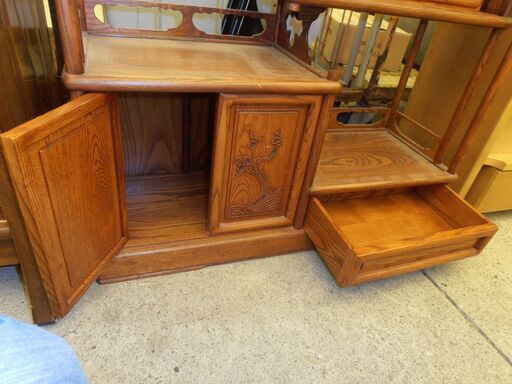 【在庫整理価格】昭和レトロ　木製　茶箪笥　戸棚 在庫整理価格】昭和レトロ 木製 茶箪笥 戸棚 在庫整理価格】昭和レトロ