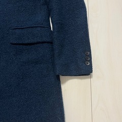 Nano universe ナノユニバース チェスターコート シャギー グリーンの画像
