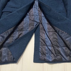 Nano universe ナノユニバース チェスターコート シャギー グリーンの画像