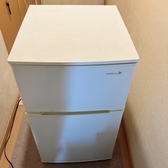 2ドア冷蔵庫 90L 2017年製 白 YAMADA