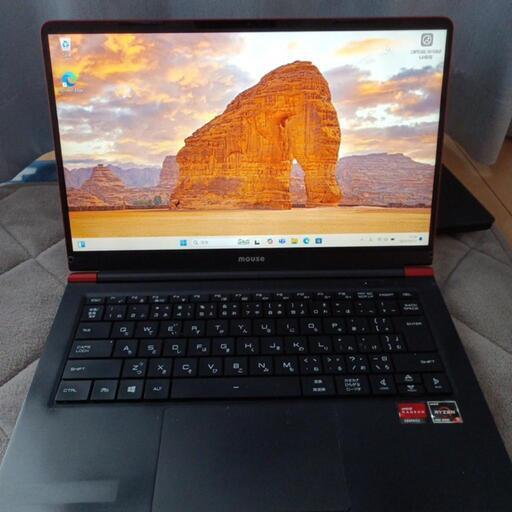 mouse ノートPC AMD Ryzen 7 4800H レッド　15インチ 他で売れたため修了 Mouse ノートパソコン 15インチ 16GB Ryzen7 4800H