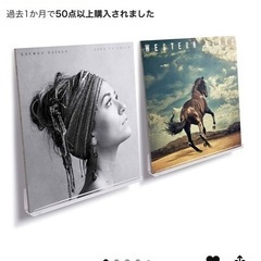 透明 
アクリル製 壁掛け棚 「2個セット」 W305×D36×...