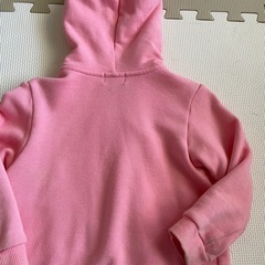 Hot Biscuit ピンク パーカー 90cmの画像