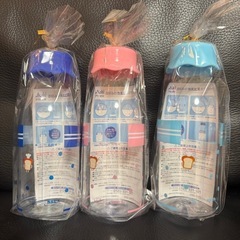 【新品・未開封】パンどろぼう×カルピス　ミルクボトル（3色セット）の画像