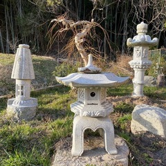 【決定】灯篭　和風　庭　