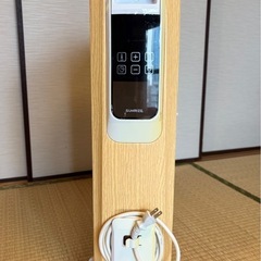 美品!!デジタルオイルヒーター ✧モダンデコ 木目調デジタルオイルヒーター ✧‼の画像