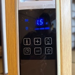 美品!!デジタルオイルヒーター ✧モダンデコ 木目調デジタルオイルヒーター ✧‼の画像