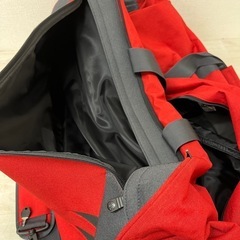【中古品】adidas アディダス ボストン キャリー ショルダー 3way バック 赤 大容量 南京錠付き 旅行カバン の画像