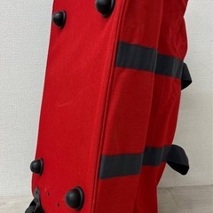 【中古品】adidas アディダス ボストン キャリー ショルダー 3way バック 赤 大容量 南京錠付き 旅行カバン の画像