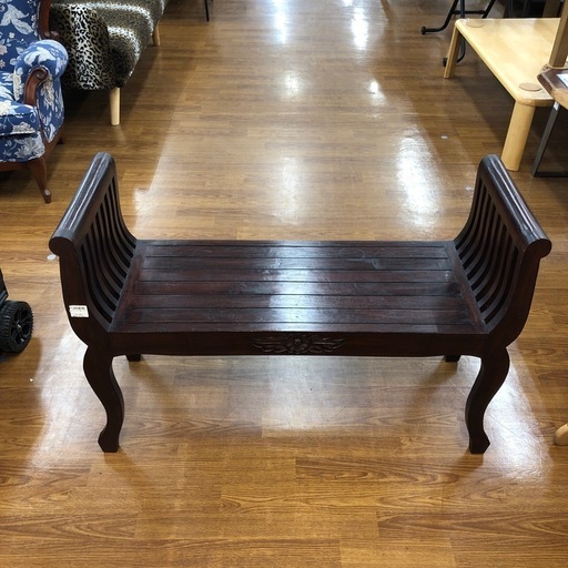 カルニティベンチ　ブラウン　【トレファク　川越店】