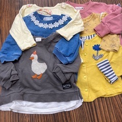 80センチ　女の子の春服　まとめの画像
