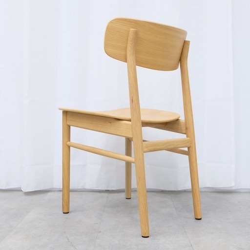 KC-44【新入荷 リサイクル品】無印良品 ラウンドチェア オーク材