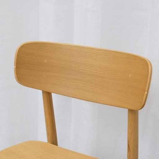 KC-44【新入荷 リサイクル品】無印良品 ラウンドチェア オーク材