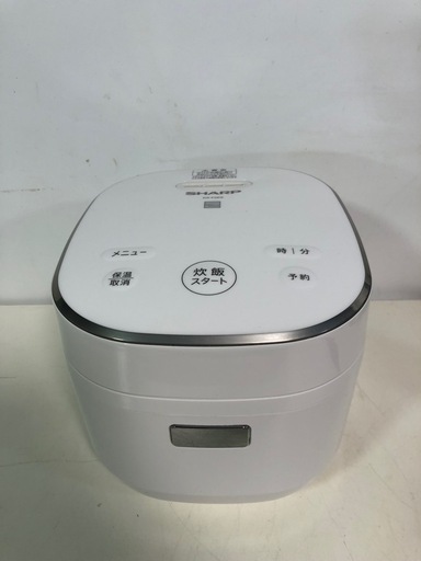 天)212.SHARP ジャー炊飯器　3合 KS-F5E8-KW