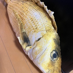鯛ぬいぐるみ　サテンverの画像