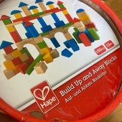 Hape(ハペ) 積み木　100pcsの画像