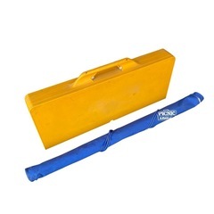 【お譲り先決まりました！】アウトドアテーブル椅子一体型 と パラソル 一式の画像