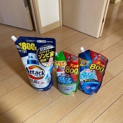 洗濯洗剤、バスタブクレンジング