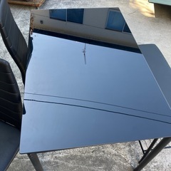 ダイニングテーブルセット　ダイニングセット　テーブル　机　チェア　椅子　イス　家具【横120縦75高77cm】の画像