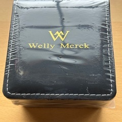 青森でのお取引7/18で終了。引っ越しSALE　新品未使用　人気商品　Welly Merck メンズ スイスムーブメント 腕時計 本革ベルト 防水の画像