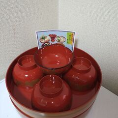 美品　和食器味わいセットお椀５個ちらし寿司天ぷらオードブル用途自...