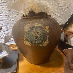 古酒甕（25年古酒入り）！