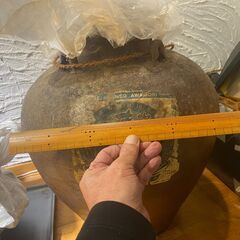 古酒甕（25年古酒入り）！