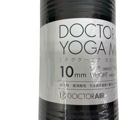 DOCTOR AIR ドクターエア ヨガマット10mm 120㎝×61㎝ ブラックの画像
