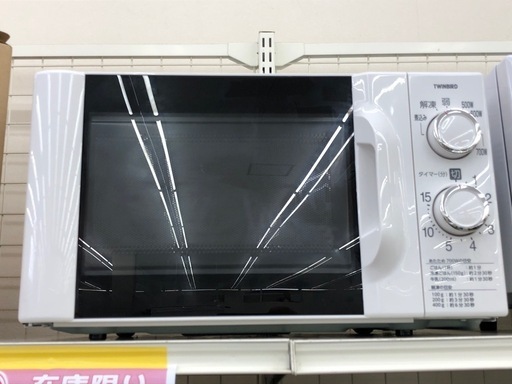 ★ジモティー割引有★電子レンジ60Hz専用/ツインバード/DR-D419/2019年製/中古品