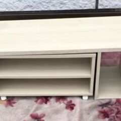 JM19633K)ローボード<横：約80～135cm、奥行：約3...