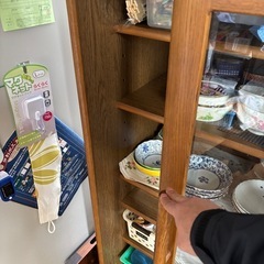あげます 食器棚 カップボード サイドボード 135×130×44の画像