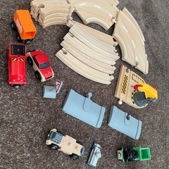 BRIO ブリオ 木製レール＆ロードシリーズ クレーンセット 汽車と車遊び 木のおもちゃの画像