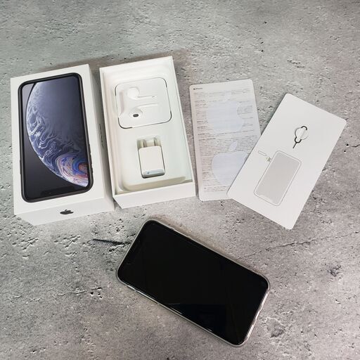 iPhone XR ブラック 128GB SIMフリー 付属品あり