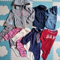 サイズ80　子ども服(女児用)　GAP(babyGAP)　まとめての画像