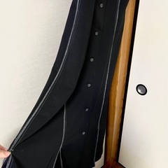 ノースリーブ　ロングワンピース　前開き　前面ボタンの画像