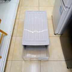 ★ジモティ割あり★  衣装ケース グレー✕クリア H23×D75×W41 クリーニング済み OJ8494の画像