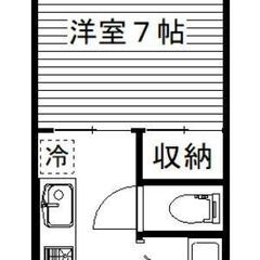 ★家電レンタル対象物件★1K・家賃3.2万円・家賃1ヶ月無料！★メゾンフリッツ2F - 不動産
