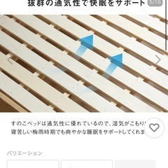 ベットフレーム(セミダブル用)の画像