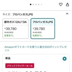 【中華料理おすすめ】リンナイ プロパンガス LPガス 業務用　口内炎式 立ち消え安全装置付の画像