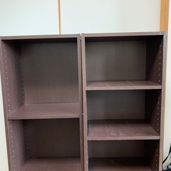 カラーボックス2台